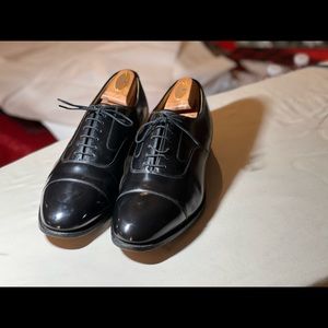 Johnston & Murphy Melton Captoe Oxford 12E Black
